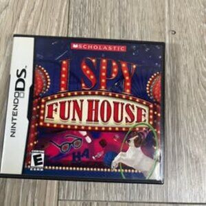 2007 NINTENDO DS I SPY FUNHOUSE VIDEO GAME- BASED ON THE SCHOLASTIC SERIES WITH